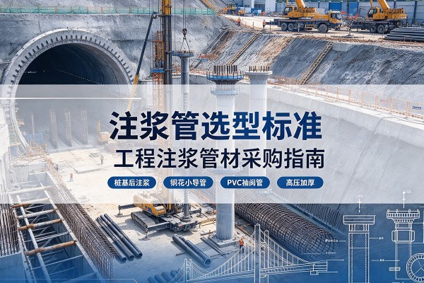 南山注浆管选型标准