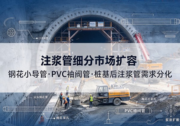 南山注浆管细分市场扩容，隧道钢花小导管、PVC 袖阀管、桩基后注浆管需求分化